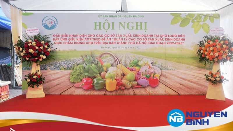 Backdrop hội nghị mẫu 10