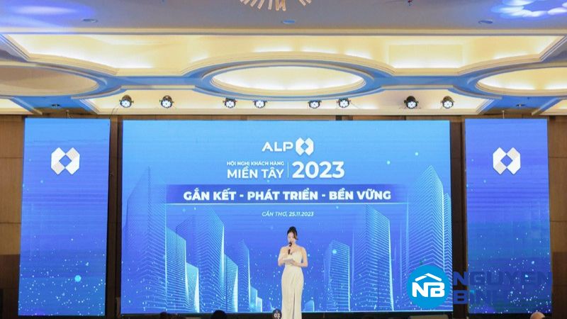Backdrop hội nghị mẫu 11