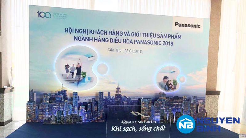 Backdrop hội nghị mẫu 17