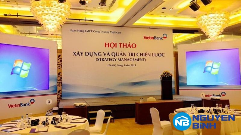 Kích thước chuẩn của backdrop hội nghị