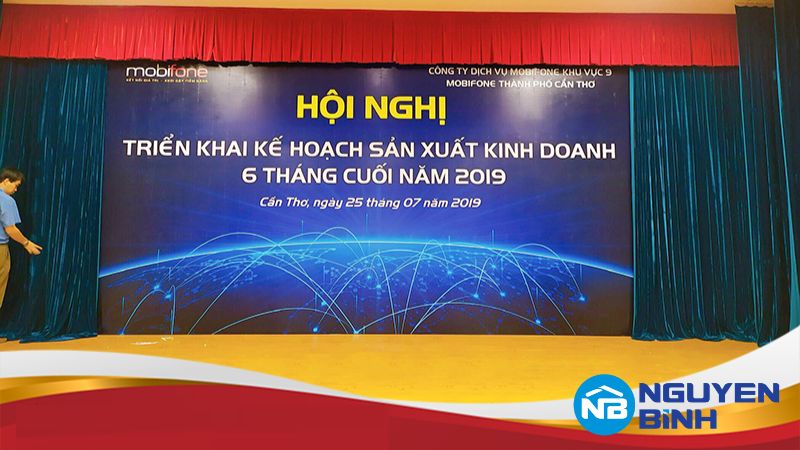 Backdrop hội nghị mẫu 5