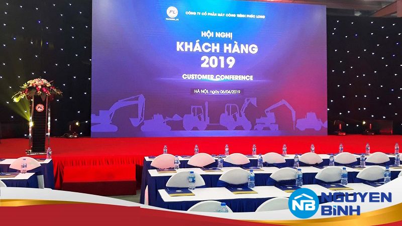 Backdrop hội nghị mẫu 6