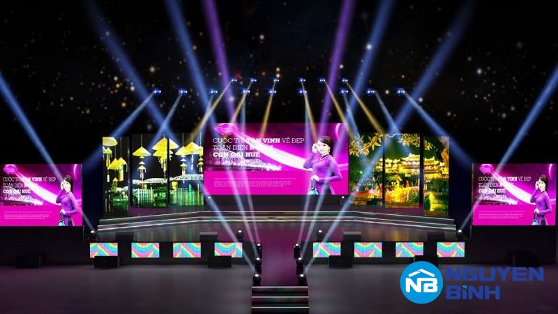 Cách trang trí sân khấu sự kiện