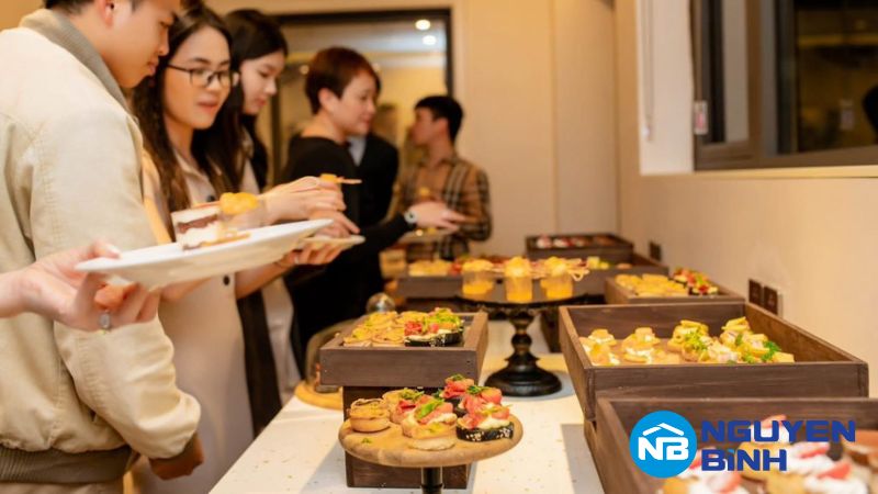 Tổ chức tiệc ngọt khai trương
